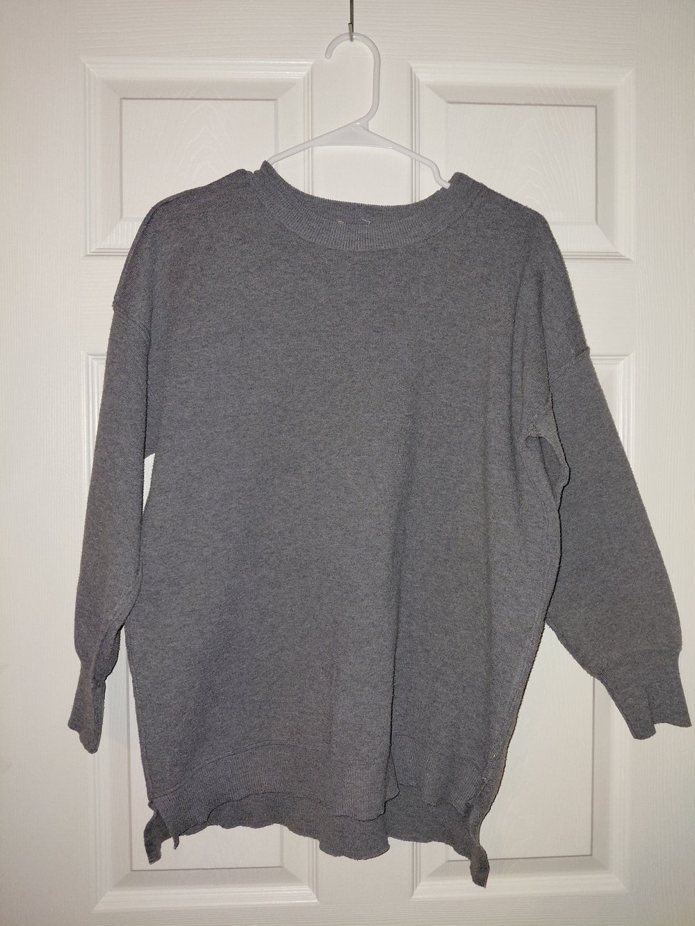 Pink Republic Women's Gray Pullover Sweatshirt